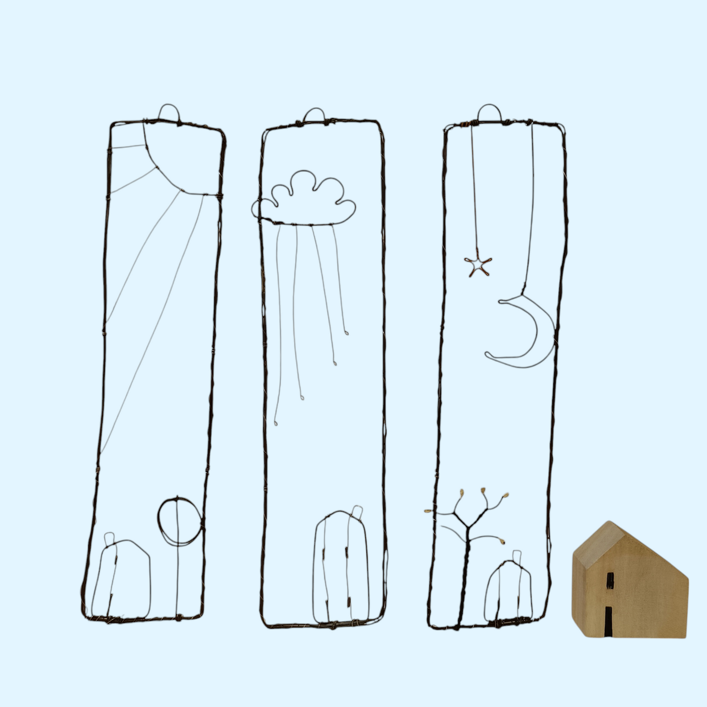 Déco fil de fer - Maisons -