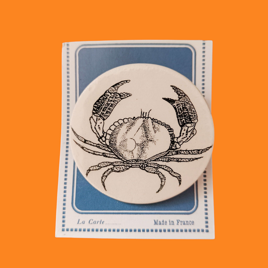 Broche en céramique - Crabe -30%
